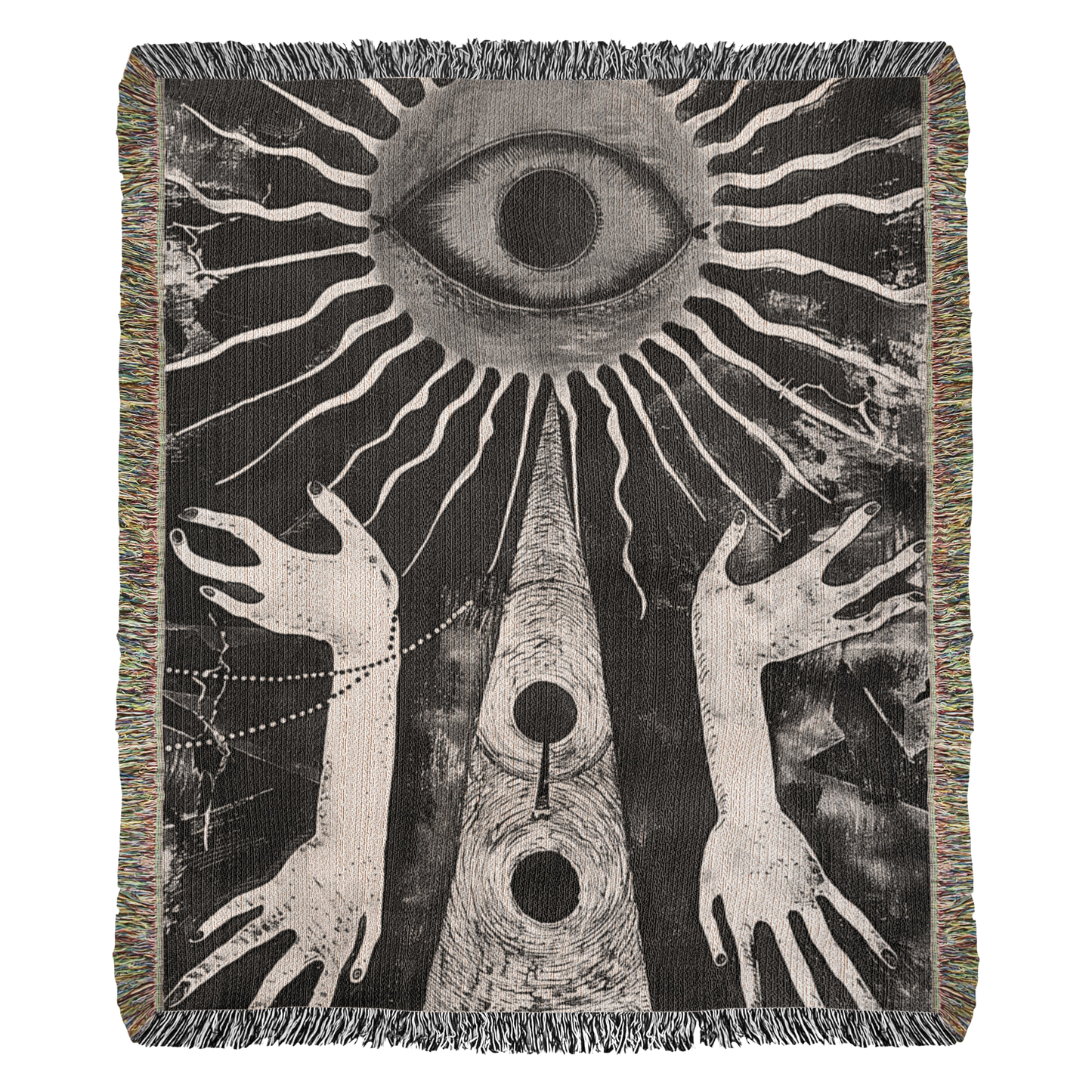 All-Seeing Eye Gothic Woven Tapestry