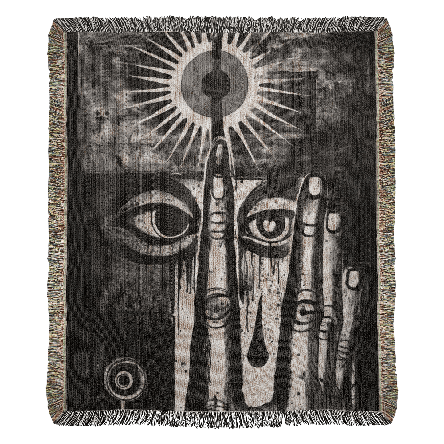 The Seeing Hand Tapestry Throw - darkloomone.shop