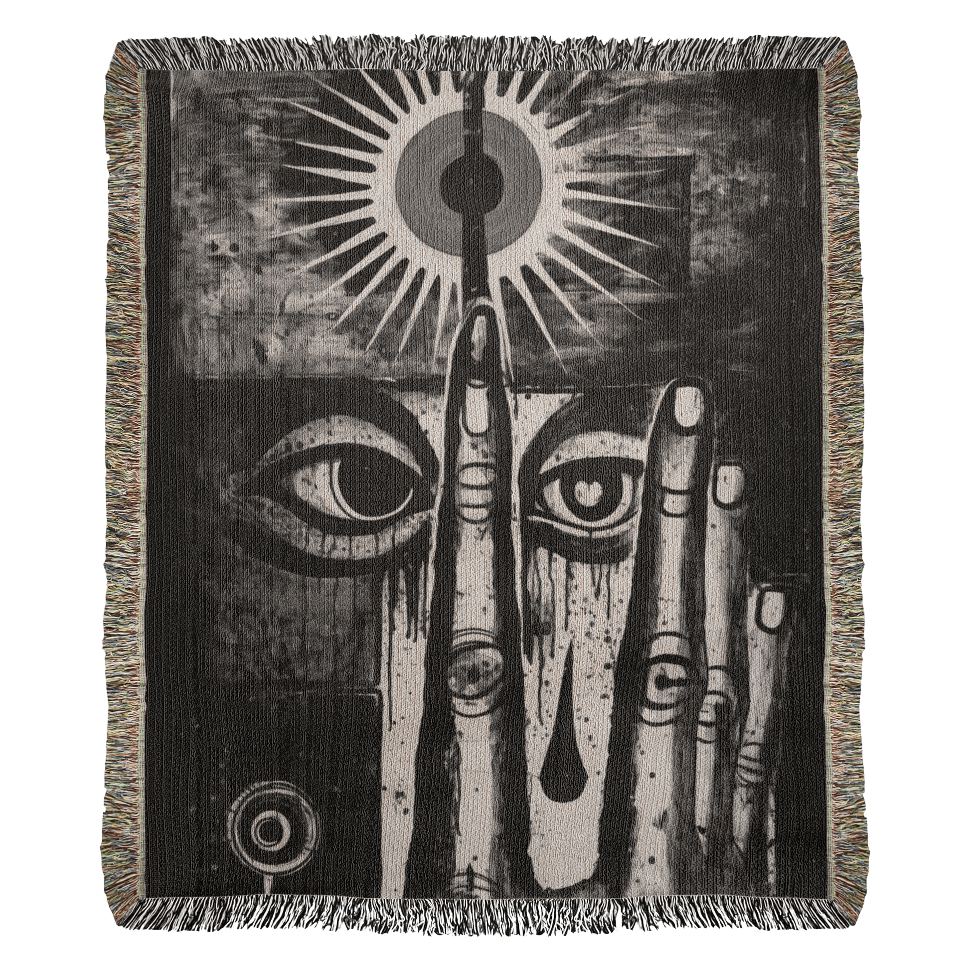 The Seeing Hand Tapestry Throw - darkloomone.shop